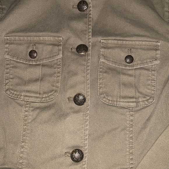 Gently Loved Military Style Coat by Banana Republic - Picture 3 of 12